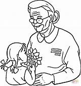 Coloring Grandma Veterans Pages Printable Big Color Supercoloring Online Respect Seniors Always She Would Dot sketch template