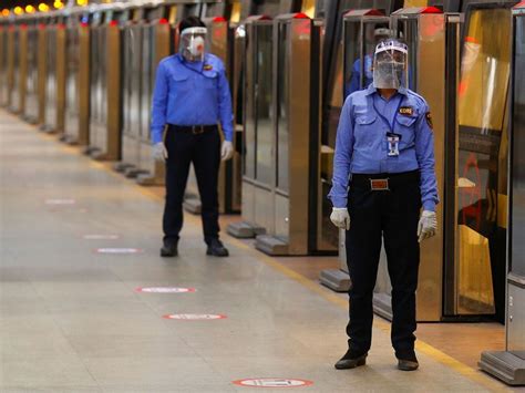 photos delhi metro resumes operations after five months news photos