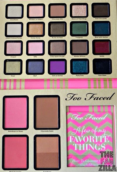 review and face of the day too faced a few of my favorite