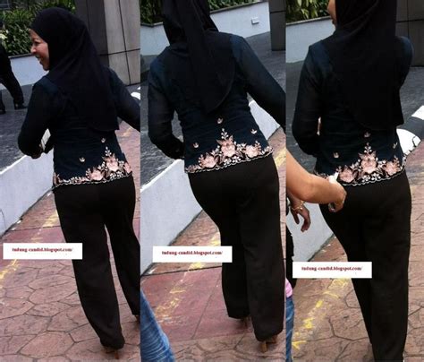 Busty Butt Veiled Buntut Awek Melayu Bertudung Hot