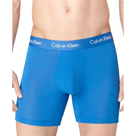 calvin klein body modal boxer brief in blue for men lyst
