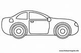 Car Outline Coloring Race Templates Vector Template Newdesign sketch template