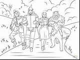 Oz Wizard Pages Coloring Print Getcolorings Dorothy sketch template