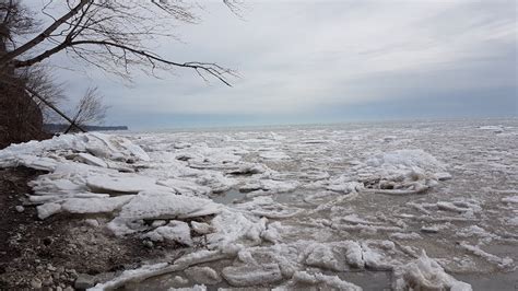 hiking to the frozen shores of lake erie watch the video