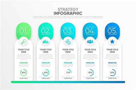vector strategy infographic template