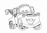 Pages Mcqueen Lightning Mater Coloring Cars Mcqeen Drawing Tow Colouring Ma Mator sketch template