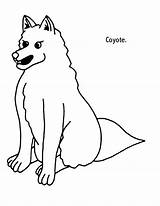 Coyote Pages Coloring Color Printable Clipart Kids Animals Print Library Sheets sketch template
