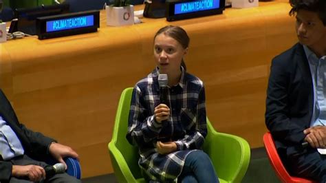 Greta Thunberg Speaks At Un Youth Climate Summit Youtube