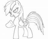 Coloring Pony Little Pages Rainbow Dash Halloween Library Clipart Line Popular Comments sketch template