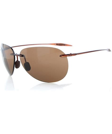 rimless sunglasses tr90 unbreakable trogamidcx nylon lens pilot style