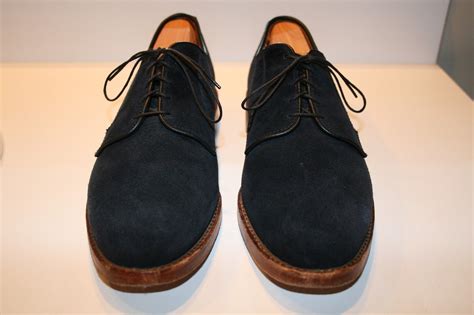 navy blue suede shoes styleforum