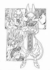 Coloring Dragon Ball Drawing Super Jiji Pages Template Paintingvalley sketch template