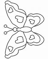 Coloring Butterfly Pages Outline Comments sketch template