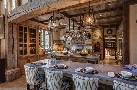 beautiful french normandy inspired farmhouse  rural connecticut french farmhouse kitchen