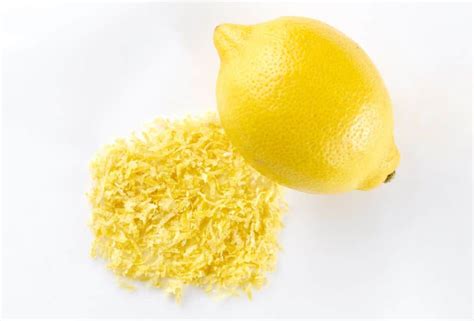 lemon peel  lemon zest