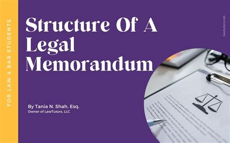 structure   legal memorandum law tutors
