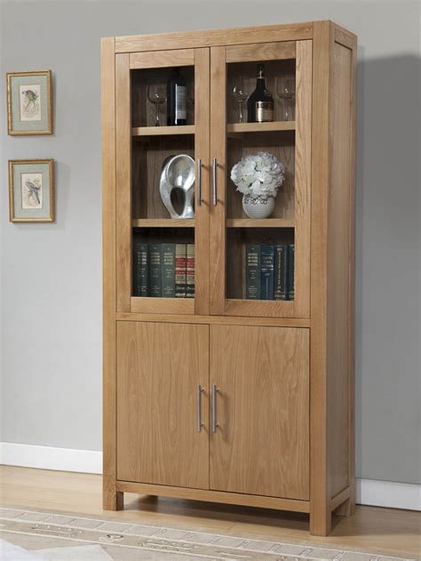 oak display cabinet display cabinet