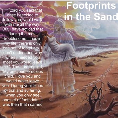 footprints   sand poem background  atjamesa