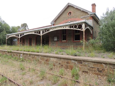 disused railway stations   gilbert valley adelaide   elaborate railing