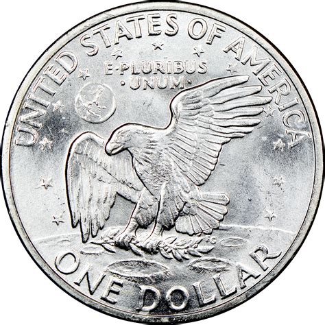 mintproducts  modern dollars  date   eisenhower  silver dollar coin bu
