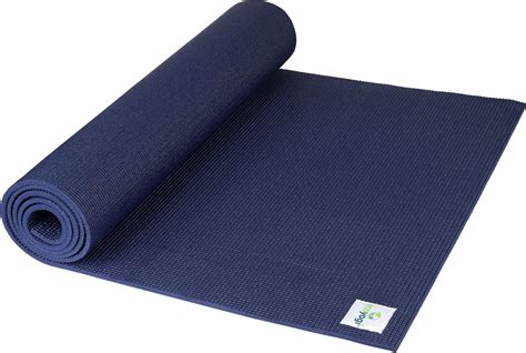 bolcom ecoyogi yogamat fitnessmat  cm   cm   cm blauw extra lang