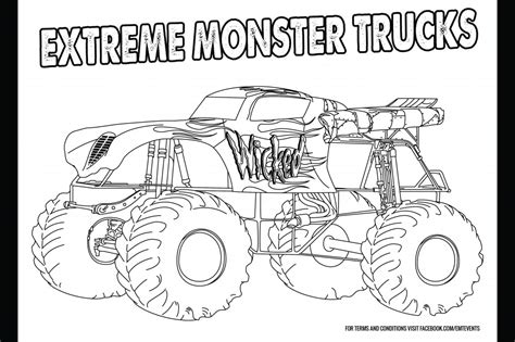 monster truck colouring  competition coffsforkidscom