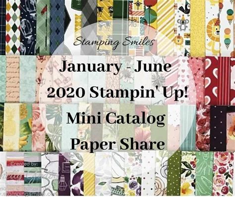 january june  stampin  mini catalog paper  accessories share