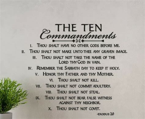 ten commandments st joseph catholic church school