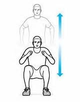 Squat Exercise Air First Fitness sketch template
