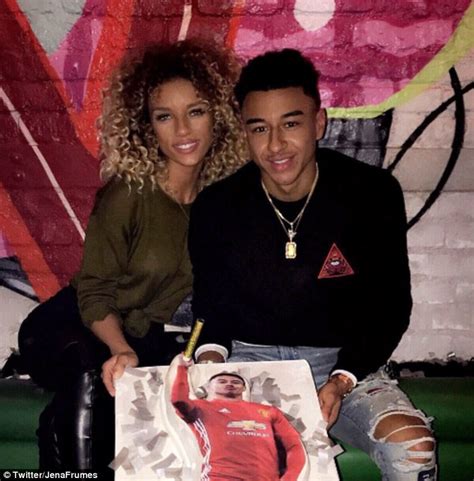 jesse lingard s girlfriend pays homage to goal celebration daily mail online