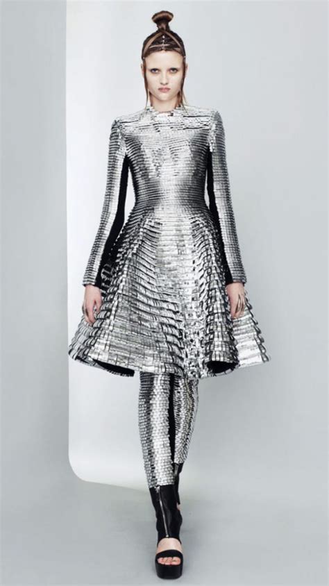 metallic by gareth pugh fashion space fashion fashion design