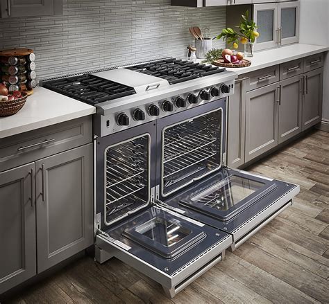thor kitchen  cu ft freestanding double oven convection gas range