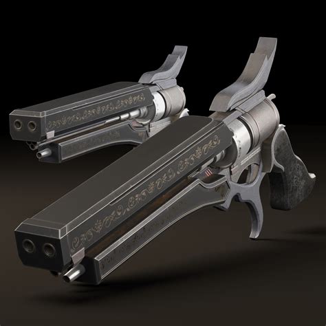 magnum hand cannon  model max obj