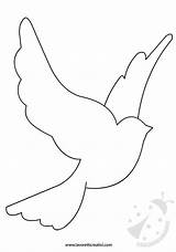 Colomba Sagoma Lavoretti Pasqua Taube Disegno Stampare Pasquale Basteln Uccello Destro Vogel Molde Lavoretticreativi Potete Utilizzare Volete Cliccate Salvare Tasto sketch template