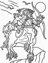 Centaur Armored Coloring sketch template