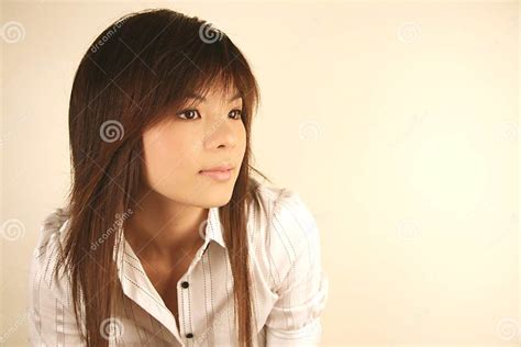 Sweet Asian Girl Stock Image Image Of Pretty Cute Features 3156991