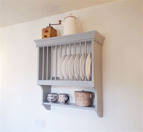 benefits  installing  wall mounted kitchen plate storage rack