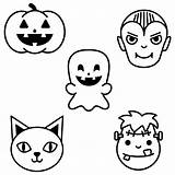 Halloween Cut Outs Coloring Pages Printable Templates Cutouts Bat Printablee Stencil sketch template