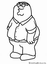Peter Griffin Print Drawingnow sketch template