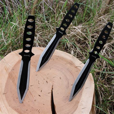 triple threat professional throwing knives  pack budkcom knives swords   lowest prices