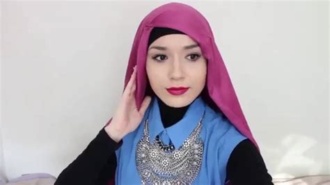 tutorial hijab queen youtube