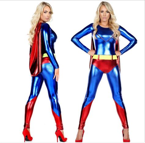 new arrival 2016 supergirl costume women superhero cosplay adult sexy