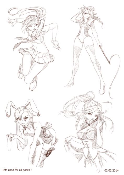 poses practice   agentknopf  deviantart