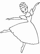 Coloring Pages Kids Color Colouring Printable Sheets Ballerina Girls Ballet Dance sketch template