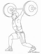 Coloring Pages Color Weightlifting Hellokids Print Sports Choose Board Sport sketch template