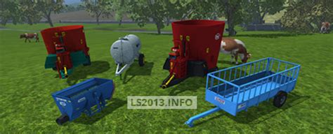 livestock feeding equipment pack   farming simulator   mods