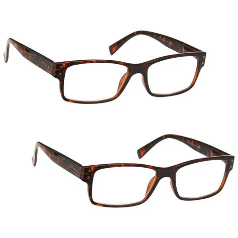 packs mens large designer style reading glasses spring hinges uv reader rr ebay