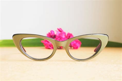 vintage eyeglass 1960s cateye glasses frames eyeglasses etsy