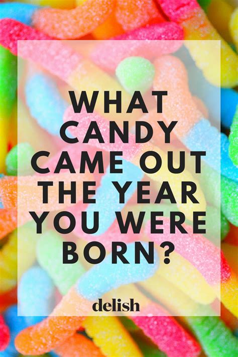 here s what candy came out the year you were born popular candy