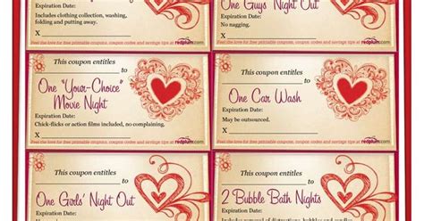 romantic love coupon template printable love coupons for